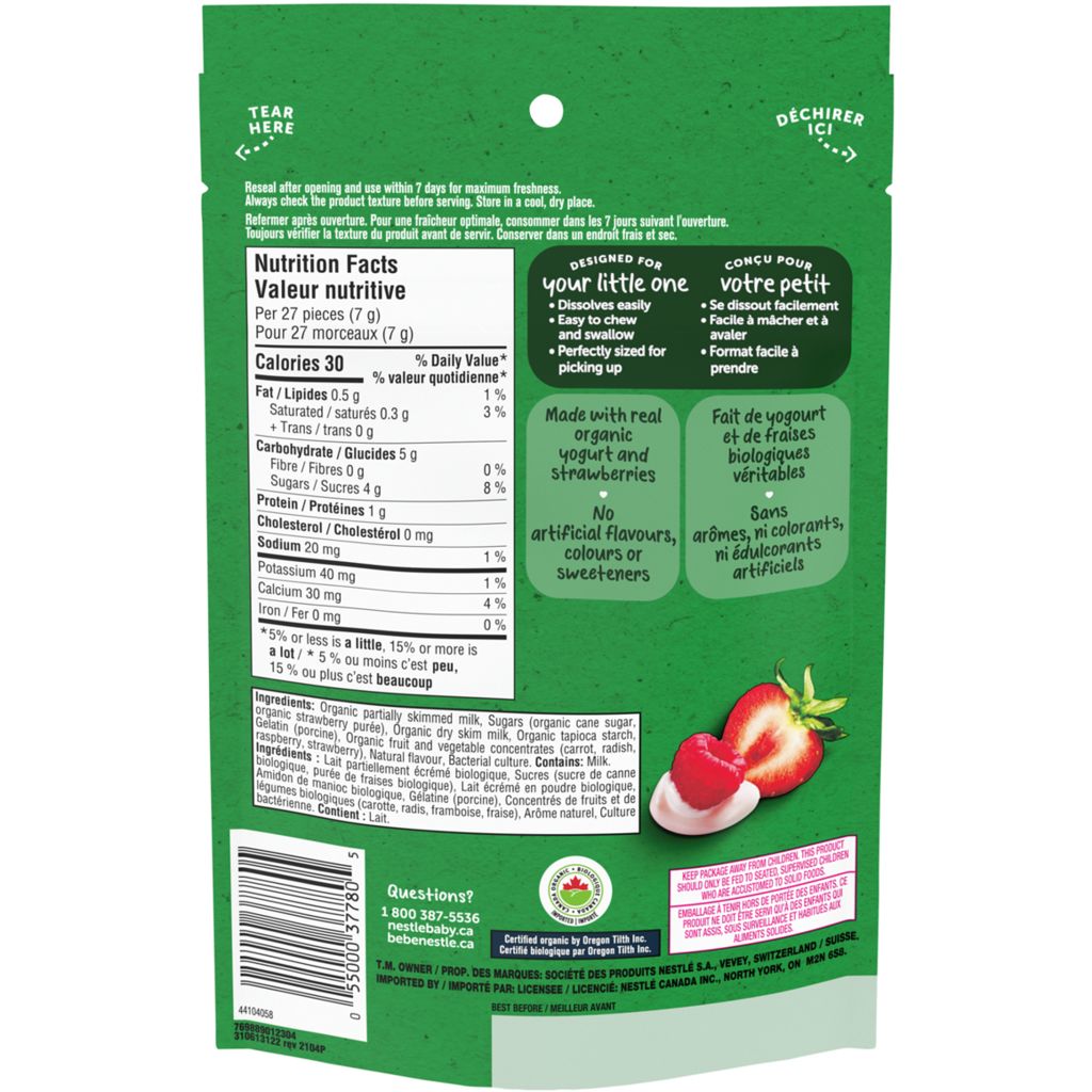 strawberry yogurt melts