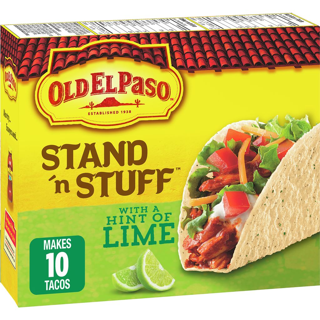 Stand N Stuff With A Hint Of Lime 10 Crunchy Shells No Frills