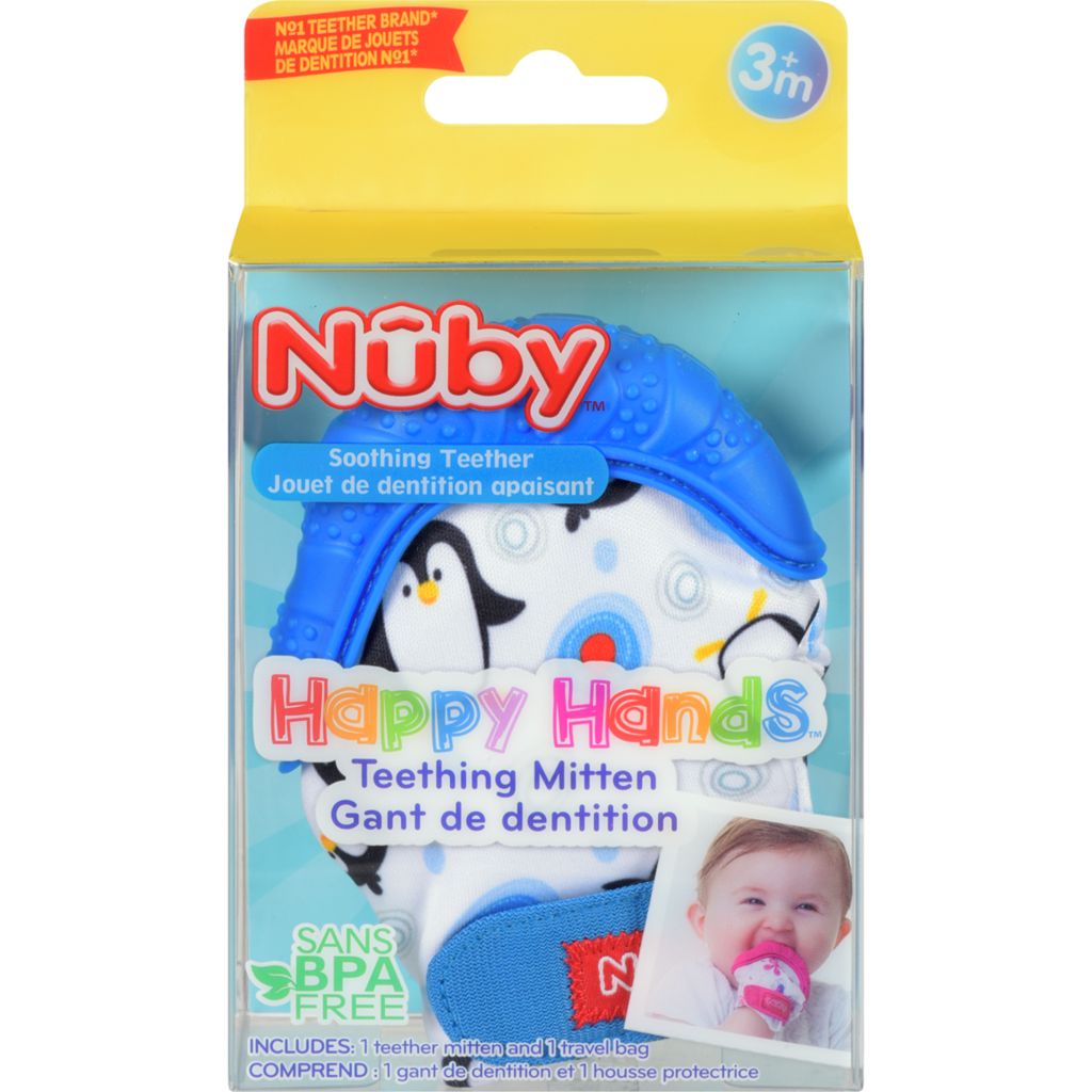 happy hands teething mitten