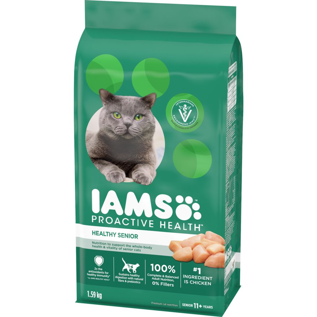 iams healthy senior cat food