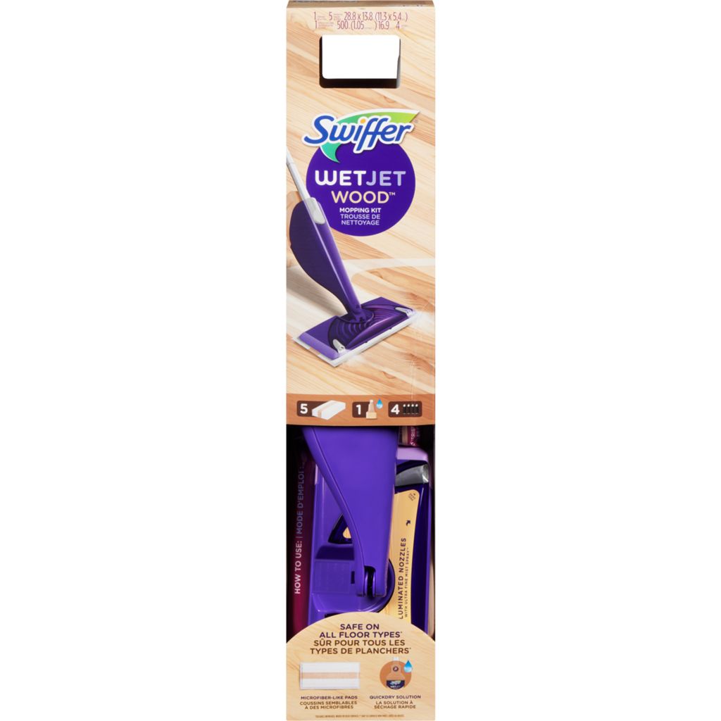 Wetjet Wood Hardwood Floor Spray Mop Starter Kit 1 Kit No