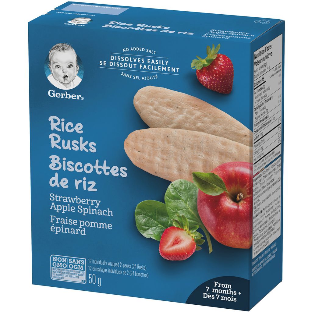 strawberry rice rusks
